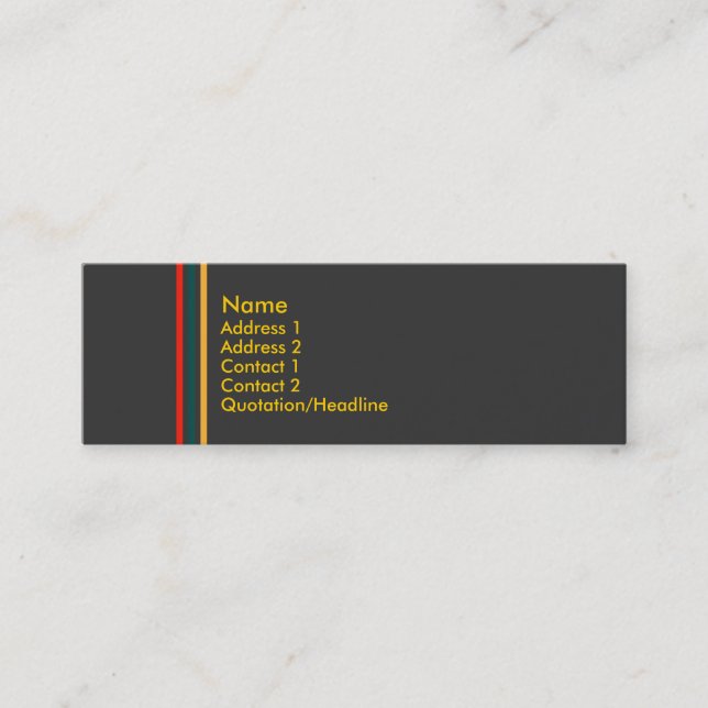 Cartão de visita Jiao nº 2 (Frente)