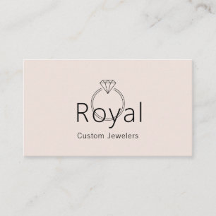 Cartão De Visita Joalheiros personalizados, Reparação de jóias, Loj