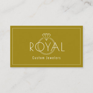 Cartão De Visita Joalheiros Personalizados, Reparos de Joias, Loja,