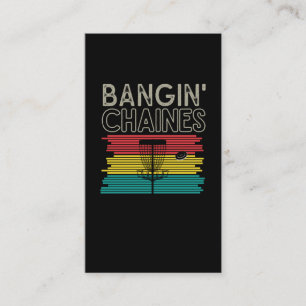 Cartão De Visita Jogador de Golfe do Disco Engraçado do Esporte Fri