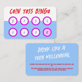 Cartão De Visita Jogo De Bebendo Bingo Para Festas