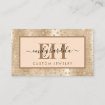 Joia Personalizada Glitter Dourada