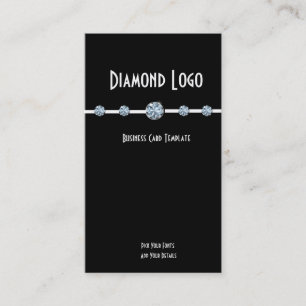 Cartão De Visita Joias Diamond - Logotipo Diamond