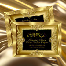 Joias Elegantes de Moda Designer Ouro Gemas preto