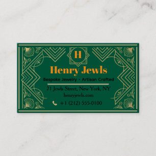 Cartão De Visita Joias Elegantes - Joias de Luxo