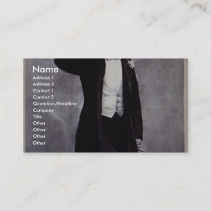 Cartão De Visita Joseph Hart Vaudeville, 'Henry French', Retro Thea