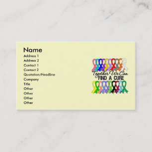 Cartão De Visita Junto nós podemos encontrar FITAS de um CANCER da