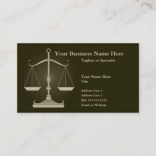 Cartão De Visita justiça