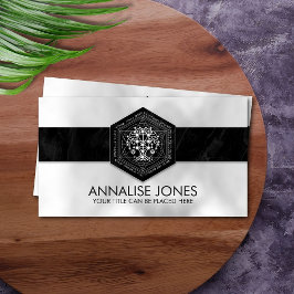 Cartão De Visita Kabbalah A Árvore da Vida Sagrada Ornamento Geomét