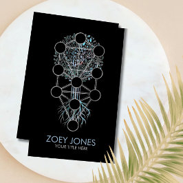 Cartão De Visita Kabbalah O Ornamento da Árvore da Vida