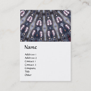 CARTÃO DE VISITA KALEIDOSCOPE PSIQUEDÉLICO/MEMÓRIAS MÍSTICAS MONOGR