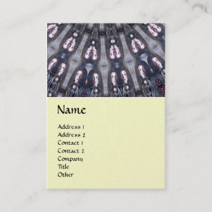 CARTÃO DE VISITA KALEIDOSCOPE PSIQUEDÉLICO/MEMÓRIAS MÍSTICAS MONOGR