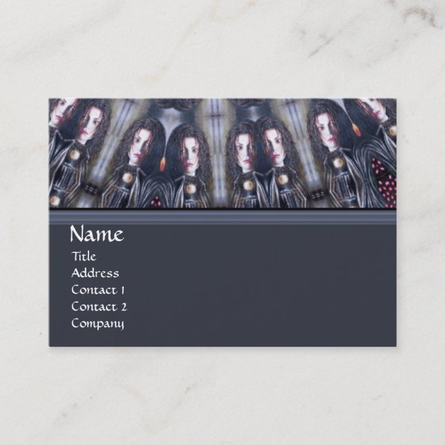 CARTÃO DE VISITA KALEIDOSCOPE PSIQUEDÉLICO/MEMÓRIAS MÍSTICAS MONOGR (Frente)