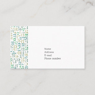 Cartão De Visita Kannada