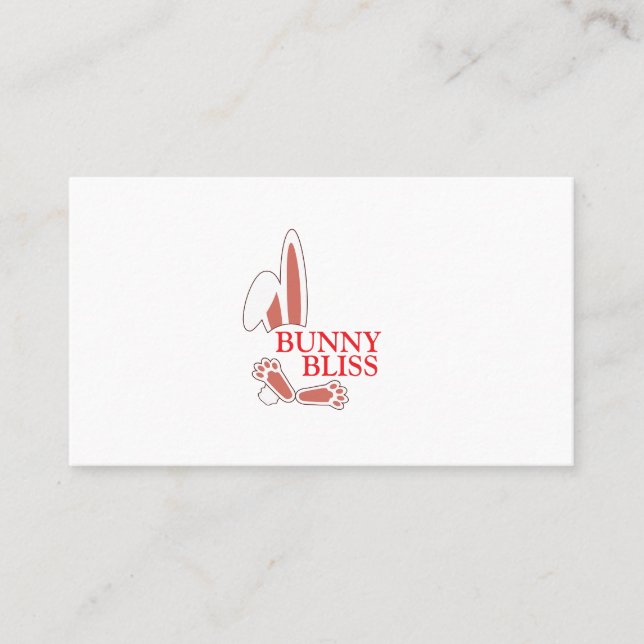Cartão De Visita Kawaii Bunny Espia (Frente)