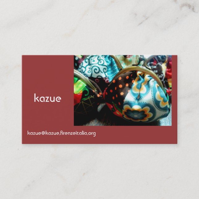 Cartão De Visita kazue (Frente)