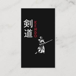 Cartão De Visita Kendo Artes Marciais Japonesas