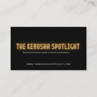 Cartão De Visita Kenosha Spotlight