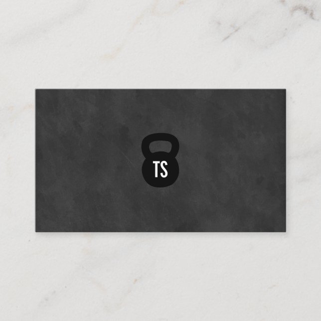 Cartão De Visita Kettle Bell Pessoal Trainer (Frente)