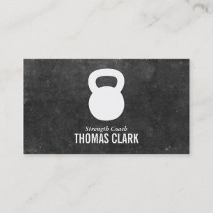 Cartão De Visita Kettlebell  Formação pessoal (ardósia)