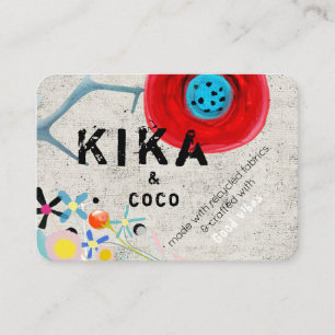 Cartão De Visita Kika e Coco boas Vibrações