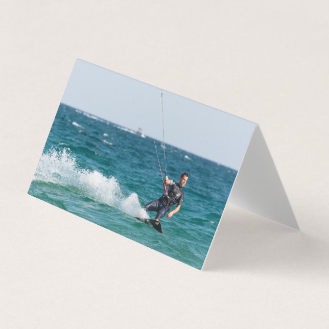 Cartão De Visita Kitesurfing (Frente)