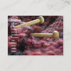 Cartão De Visita ©Knitting Knitter Yarn
