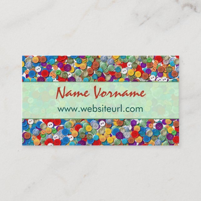 Cartão De Visita knöpfe (Frente)