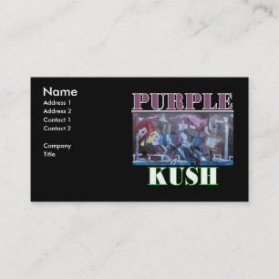 CARTÃO DE VISITA KUSH ROXO