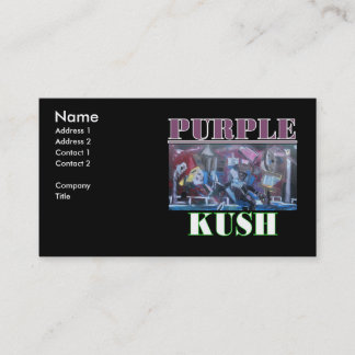 CARTÃO DE VISITA KUSH ROXO