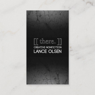 Cartão De Visita [[lá. ]]: NONFICTION CRIATIVO PELA LANÇA OLSEN