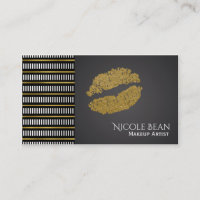 Lábios Brilho Dourado Modern Glam Beauty Salon