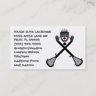 Cartão De Visita Lacrosse Coach