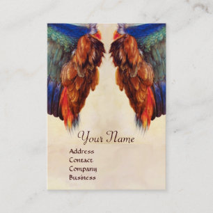 Cartão De Visita LADO DE UM CILINDRO EM MONograma de PARCHIMENTO AN