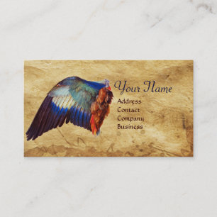 Cartão De Visita LADO DE UM CILINDRO EM MONograma de PARCHMENT ANTI