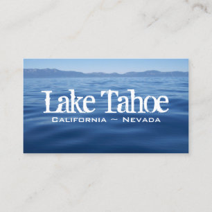 Cartão De Visita Lago Tahoe