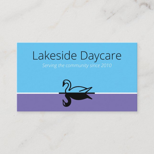 Cartão De Visita Lakeside Daycare (Frente)
