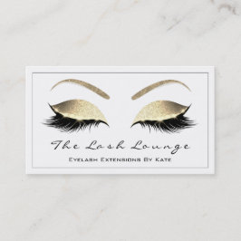 Cartão De Visita Lâmpadas de sobrancelha Levantadas Brilhante Doura