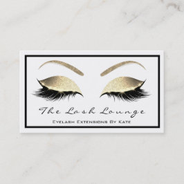 Cartão De Visita Lâmpadas de sobrancelha Levantadas Brilhante Doura