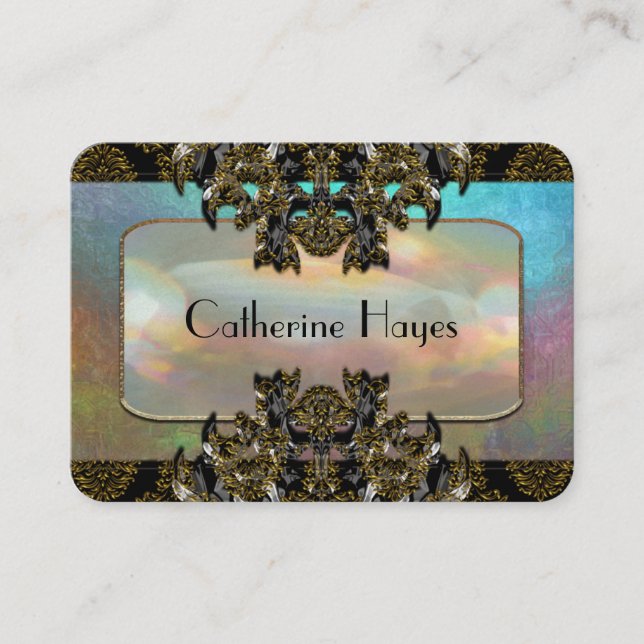 Cartão De Visita Landon Chic Margot Elegant Professional (Frente)