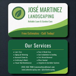 Cartão De Visita Landscaping