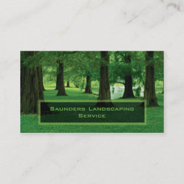 Cartão De Visita Landscaping ou Lawn Care Service Company
