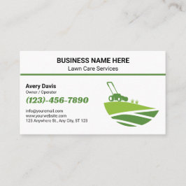Cartão De Visita Landscaping Yard Work Grass Cutting lawn Care