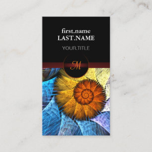 Cartão De Visita Laranja Amarelo Amarelo Abstrato