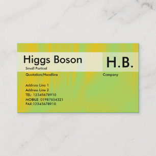 Cartão De Visita Laranja e Verde