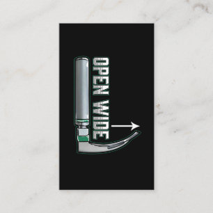 Cartão De Visita laringoscópio CRNA Intubação do anestesiologista