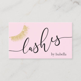 Cartão De Visita Lasers cor-de-rosa com brilho pintinho elegante