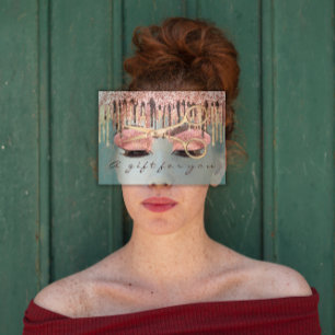 Cartão De Visita Lash de ativação do Rosa de Hairdresser do Certifi