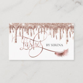 Cartão De Visita Lash de Garotas Douradas Lashes Beleza Menina