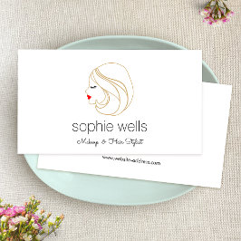 Cartão De Visita Lash e Lábios